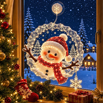 🔥 Last Day 50% OFF🔥🎄Christmas Suction Cup Window Light