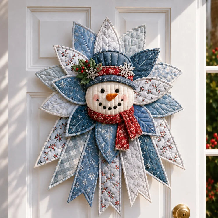 DIY Christmas Quilted Door Hanger Sewing Kit – 3D Holiday Decor