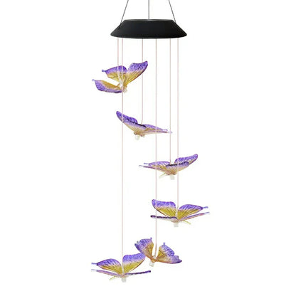 Solar Hummingbird/Butterfly Wind Chimes