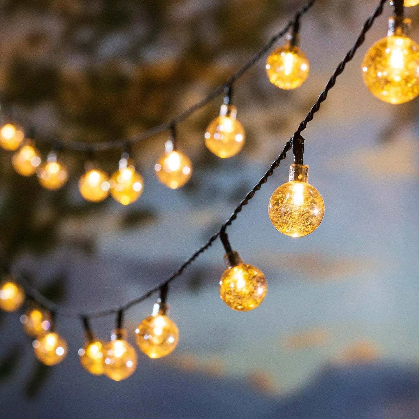 🌙 Kazeso - Solar Bubble String Lights