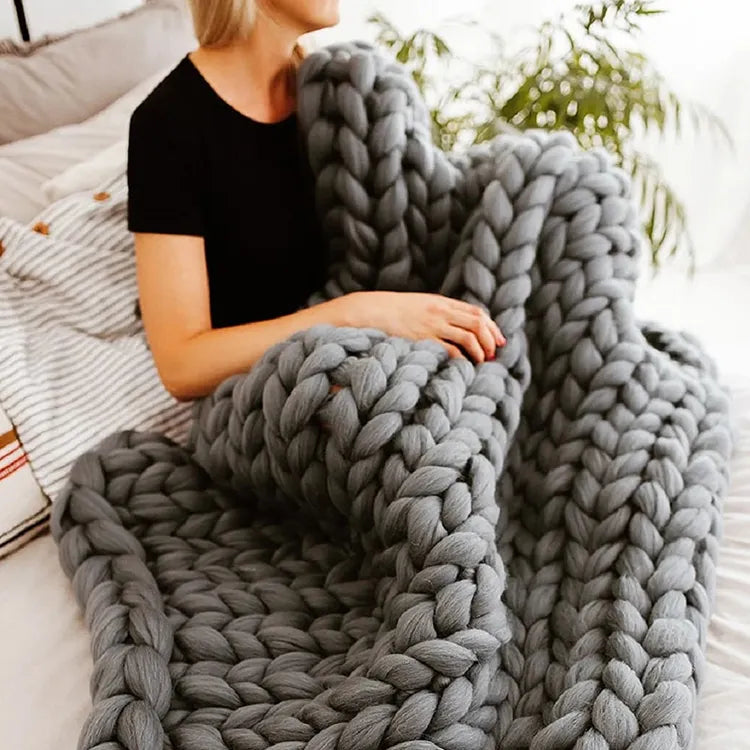 Kazeso™ Chunky Knit Weighted Blanket
