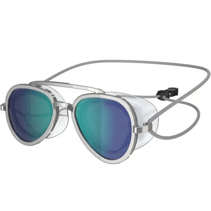 Adult Mirror Swim Goggles – Anti-Fog Wide View UV Protection Swimming Goggles