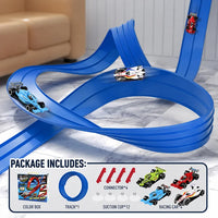 Blue | 16 FT Track + 4 Cars