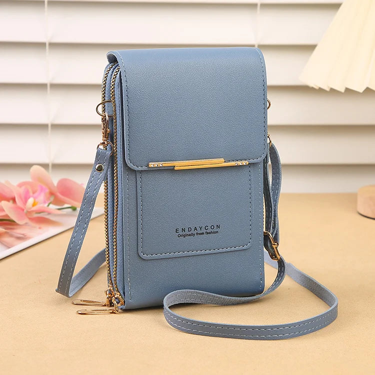 Touchscreen RFID Crossbody Phone Bag