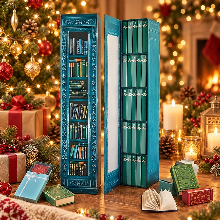 Readable Christmas Book Ornaments - 25 Mini Books