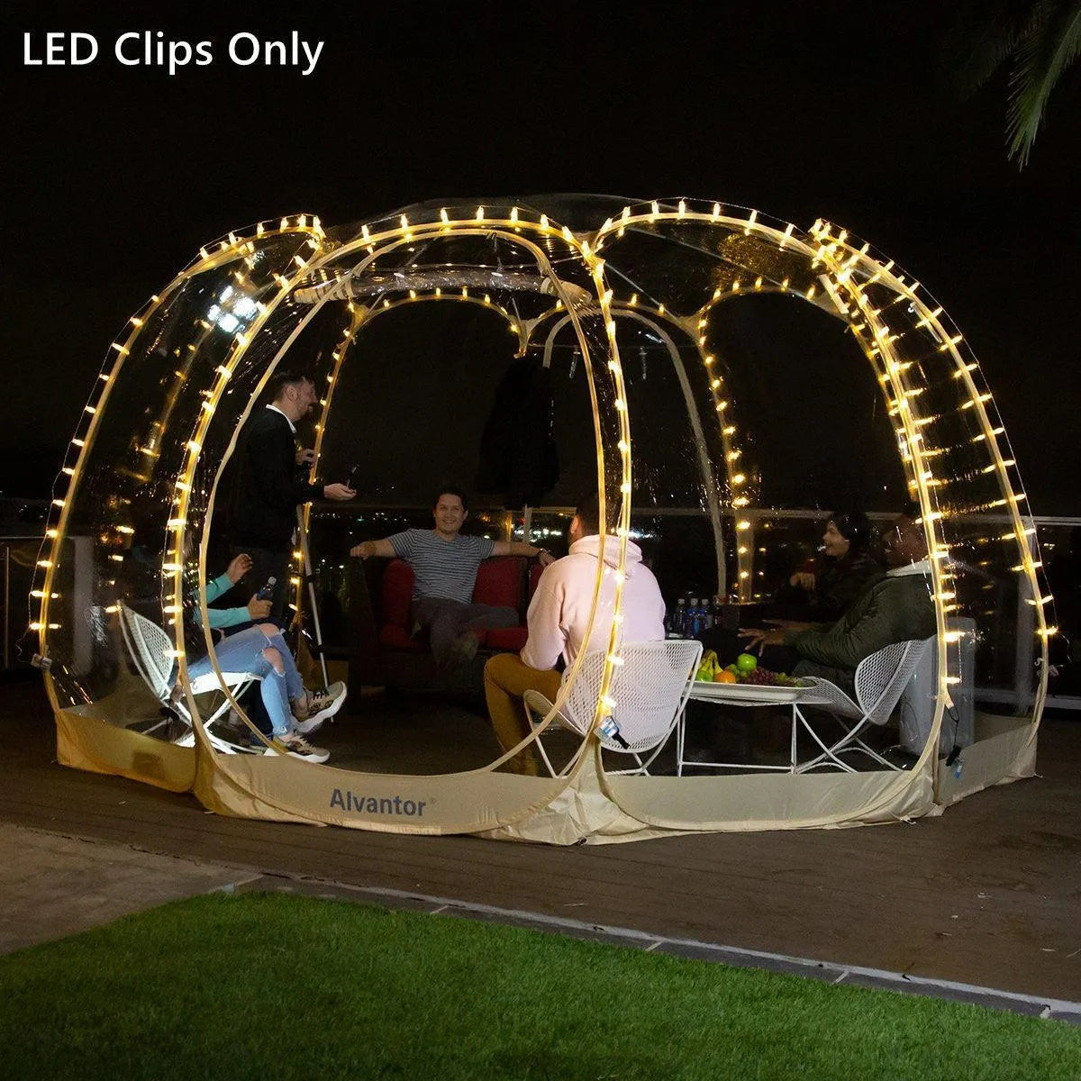 🌙 Kazeso - Solar Bubble String Lights