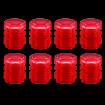 Luminous Tire Valve Stem Caps – Universal Fluorescent Wheel Accessories For Cars, Bikes & Motorcycles
