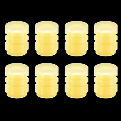 Luminous Tire Valve Stem Caps – Universal Fluorescent Wheel Accessories For Cars, Bikes & Motorcycles