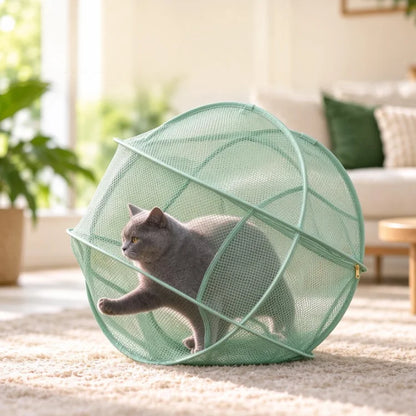 Portable 360° Cat Playpen