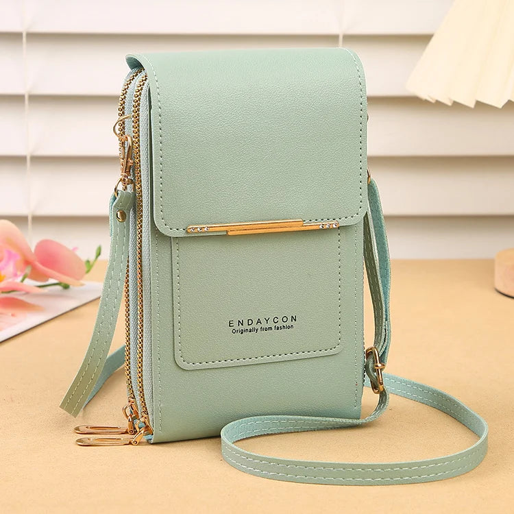 Touchscreen RFID Crossbody Phone Bag
