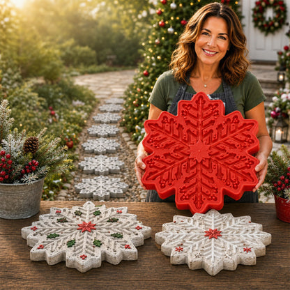 DIY Sunflower Garden Path Mold – Reusable Concrete Stepping Stone Maker