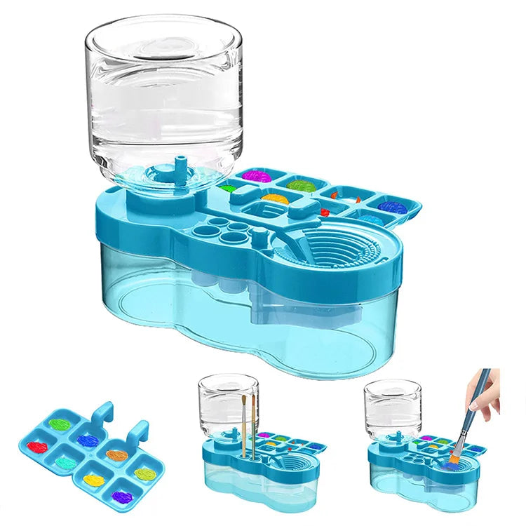 Automatic Paint Brush Washer & Palette Station