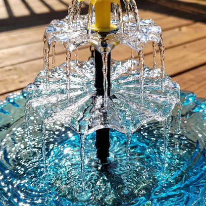 🌿✨ Solar Cascade Hanging Bird Bath Fountain