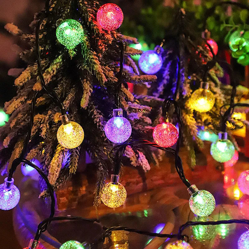 🌙 Kazeso - Solar Bubble String Lights