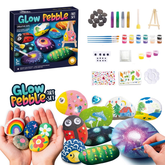 Rock Painting Kit for Kids – DIY Arts & Crafts Creative Stone Decorating Set