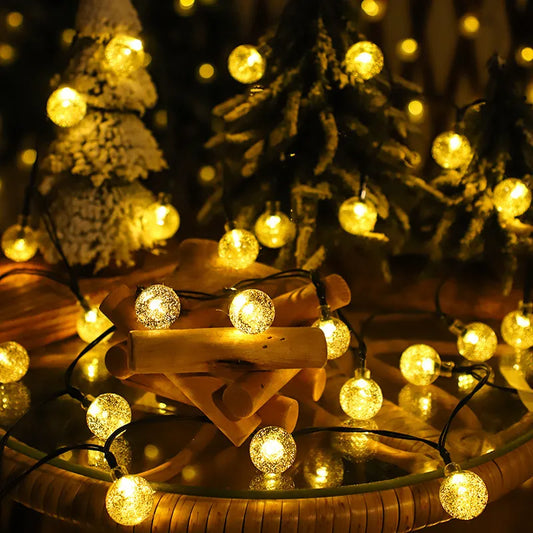 🌙 Kazeso - Solar Bubble String Lights