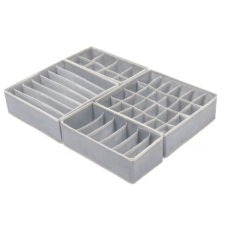 👗 Multi-Compartment Fabric Drawer Organizer Set