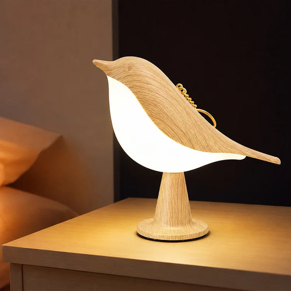 🕊️ Bird-Shaped Touch Control Rechargeable LED Table Lamp