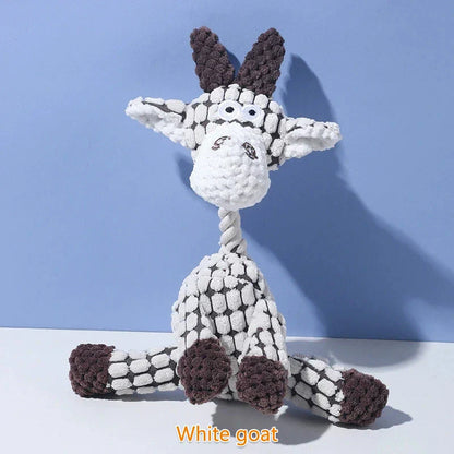 The Indestructible plush dog toys for aggressive chewers
