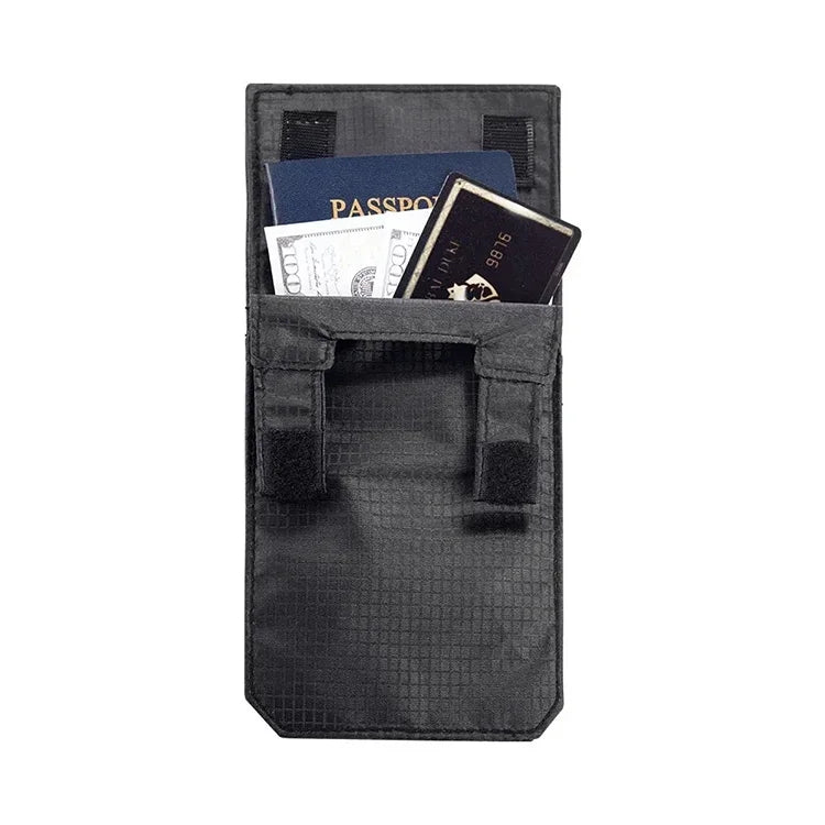 2-in-1 Hidden Waist Pouch – Slim Travel Wallet & Coin Purse