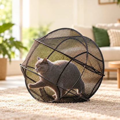Portable 360° Cat Playpen
