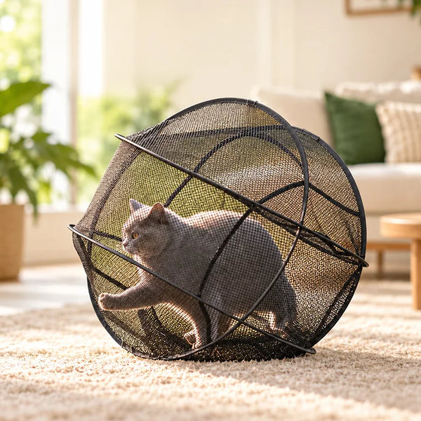 Portable 360° Cat Playpen