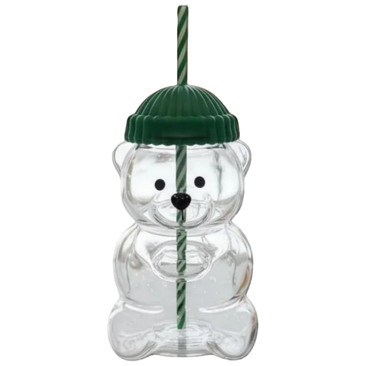 🧸 BearSip - Glass Cup – Cute, Cozy & Made to Brighten Your Day