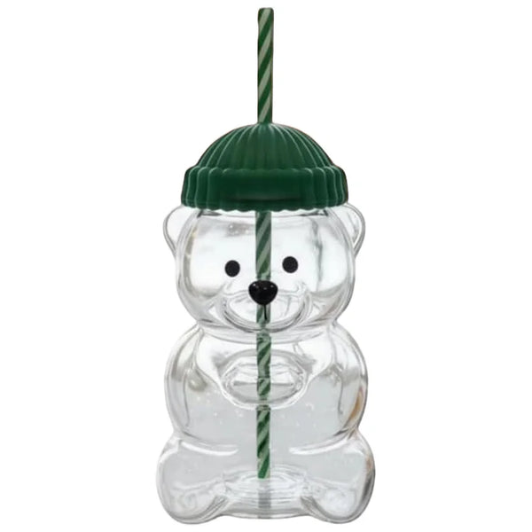 🧸 BearSip - Glass Cup – Cute, Cozy & Made to Brighten Your Day