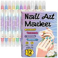 🖌️ Dual-Tip Design (12 Colors)