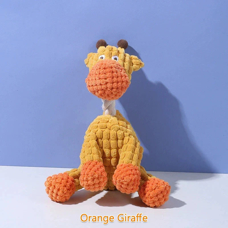 The Indestructible plush dog toys for aggressive chewers